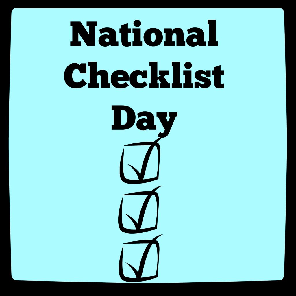 National Checklist Day