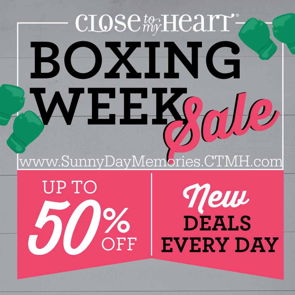 2018 CTMH Boxing Week Sale