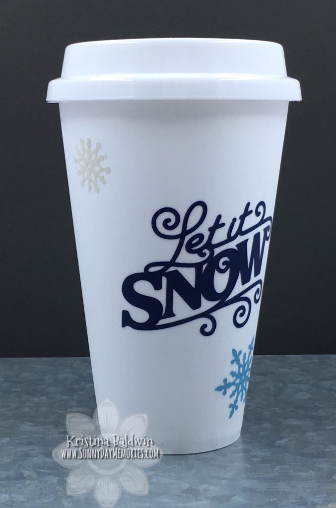 Let it Snow Reusable Cup