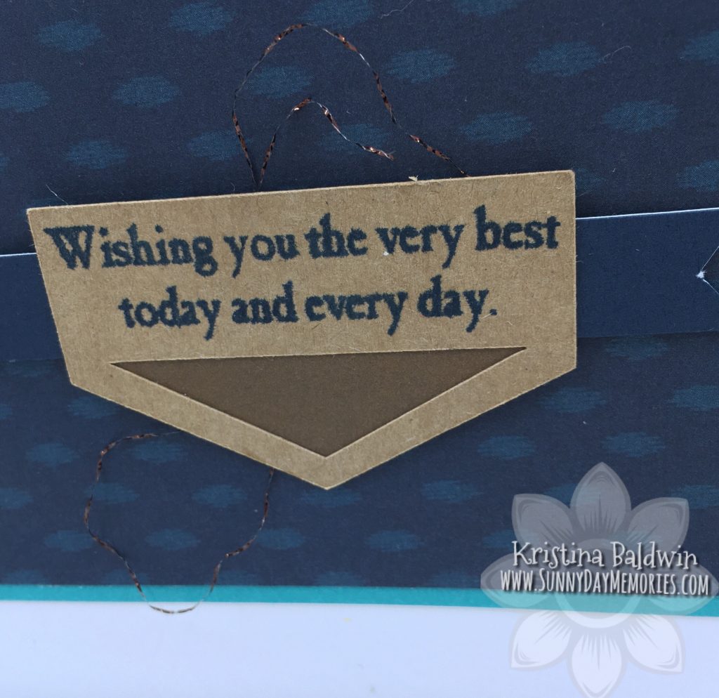 CTMH Wishing Best Card Closeup