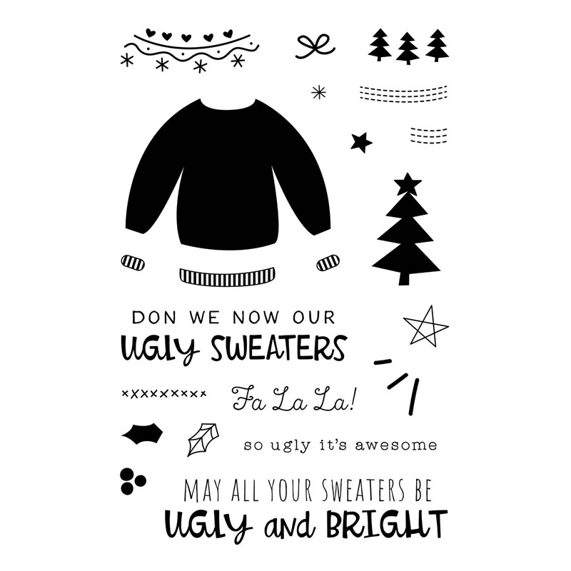 CTMH Ugly Sweater Stamp Set