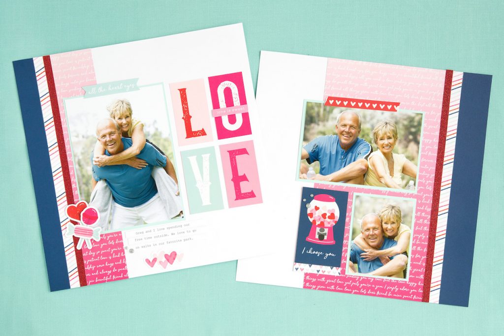 Heart Happy Kit 2-Page Layout