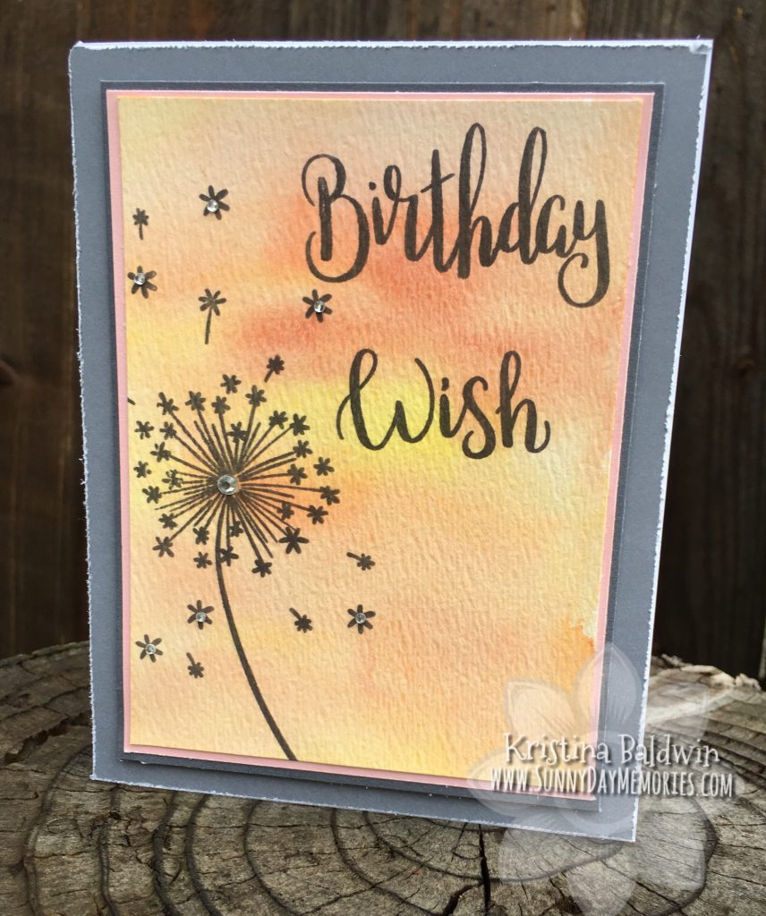 Dandelion Birthday Wish Card