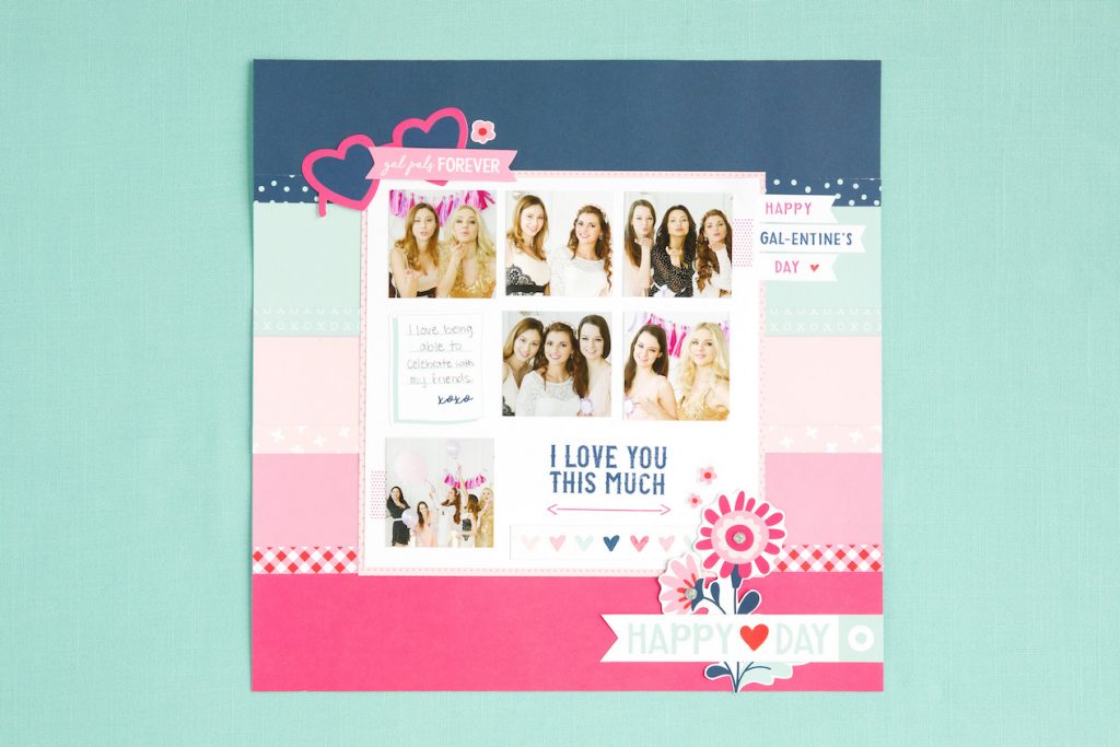 Heart Happy Kit Single Layout