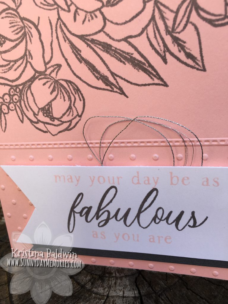 Close To My Heart Fabulous Day Card Closeup