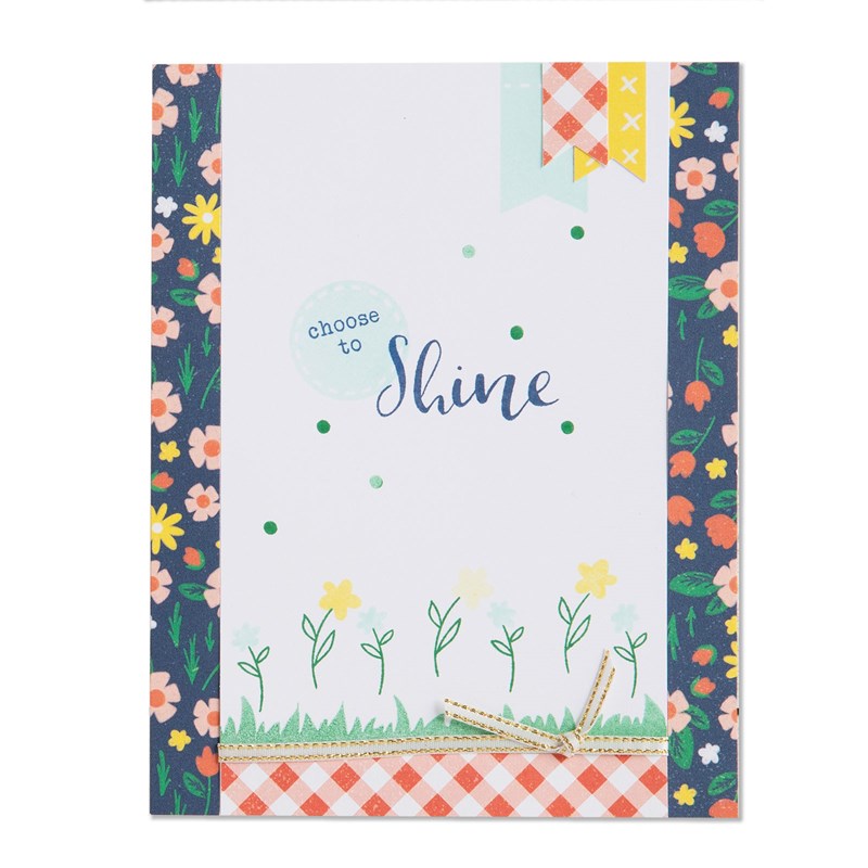 Choose to Shine Cardmaking Kit Card 1