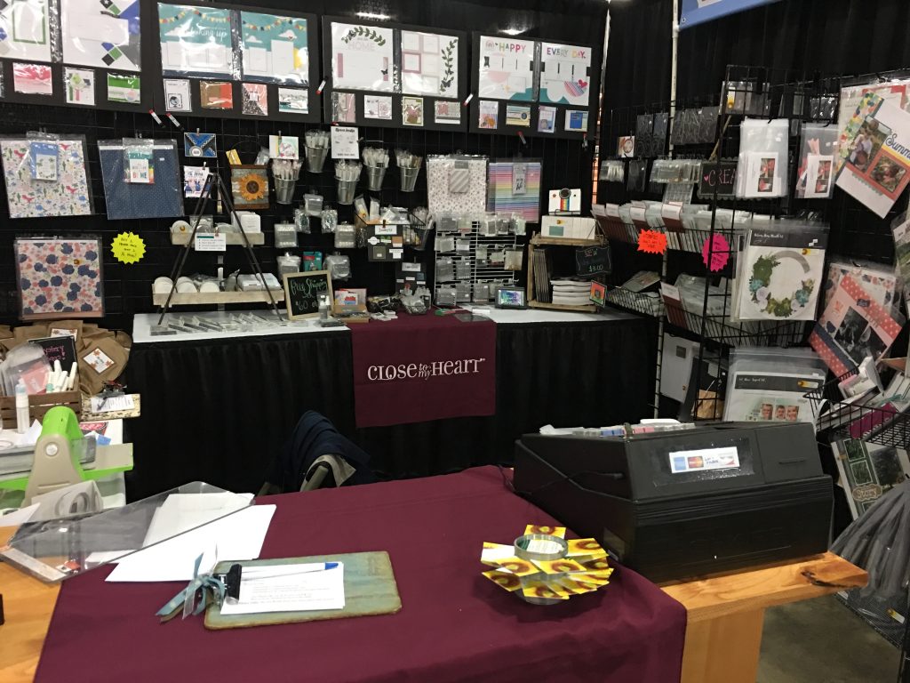 2019 Pleasanton Stamp & Scrapbook Expo CTMH Booth