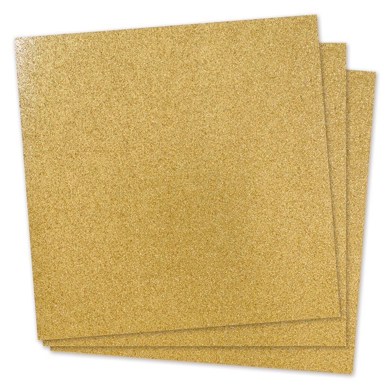 CTMH Gold Glitter Paper