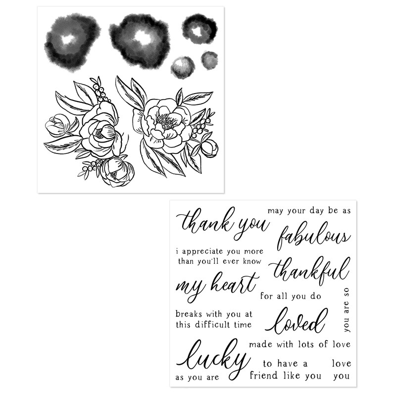 CTMH Love Blossoms Stamp Set