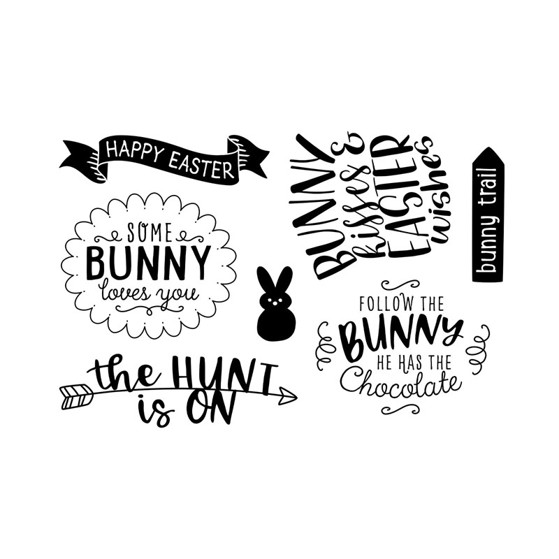 CTMH Bunny Trail Stamp Set