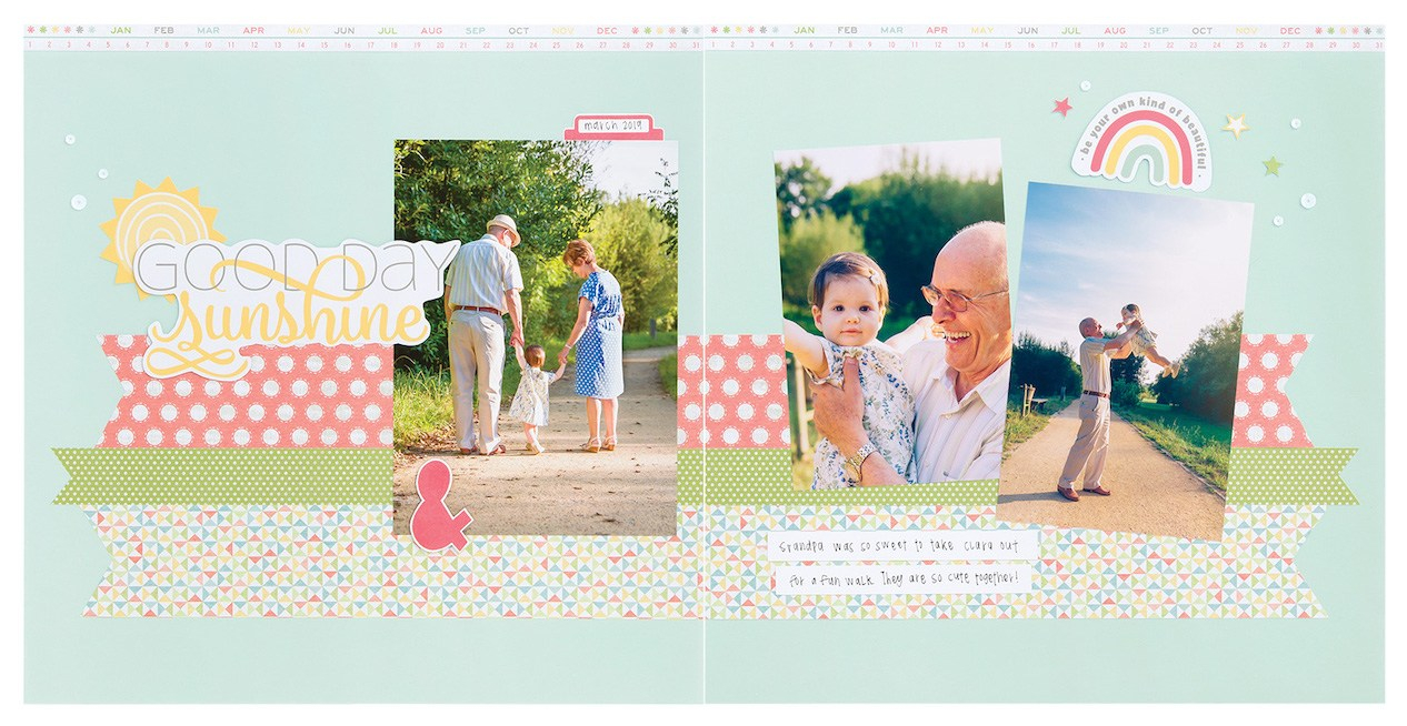 CTMH Zoe Good Day Sunshine Layout