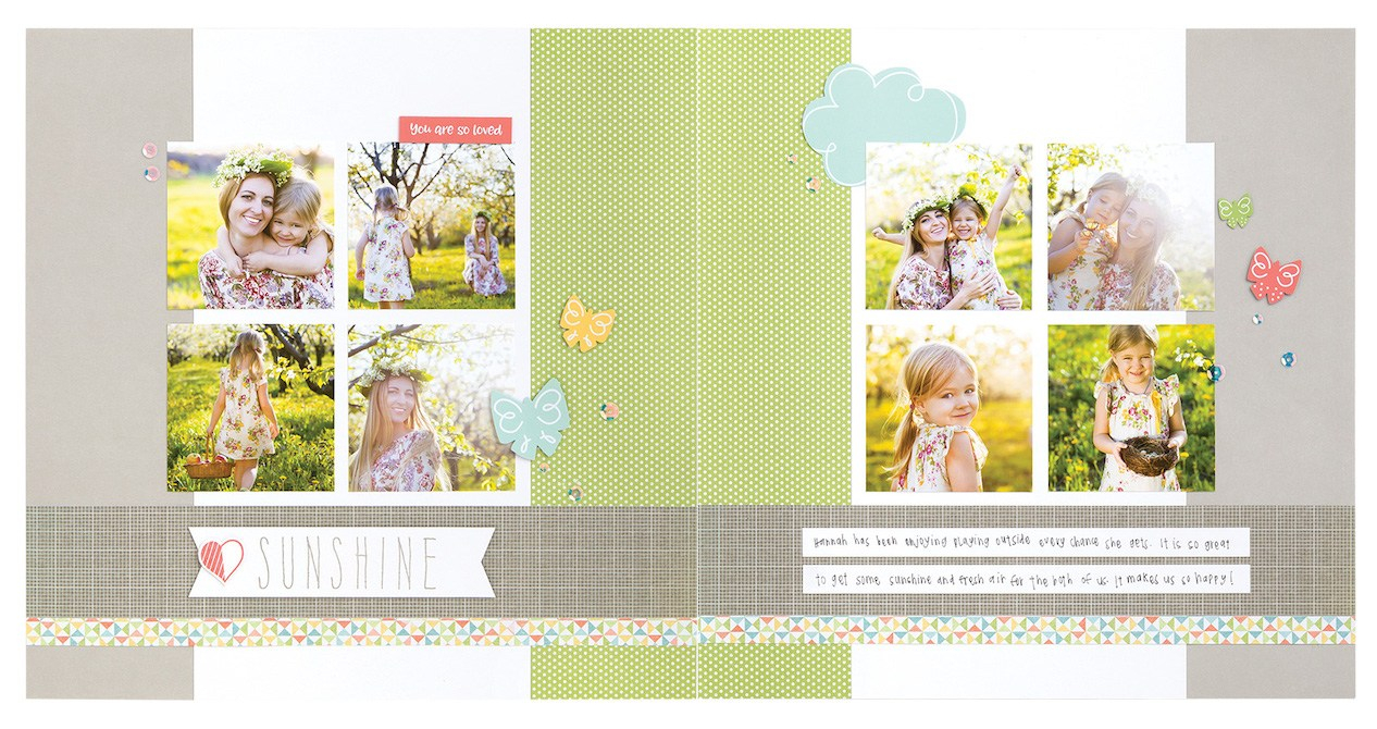 CTMH Zoe Sunshine Layout