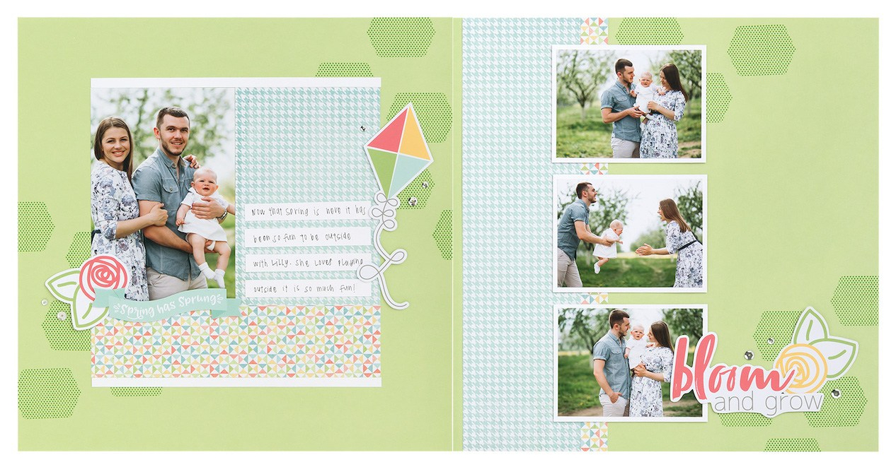 CTMH Zoe Bloom & Grow Layout