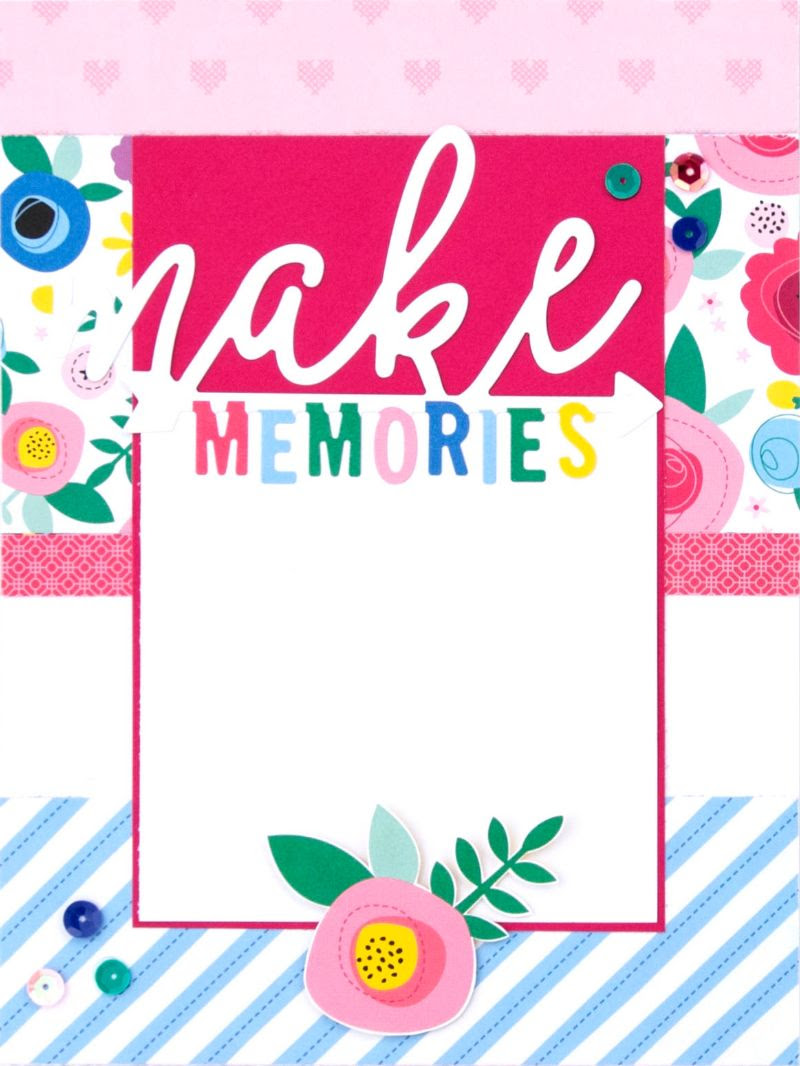 CTMH Make Memories Craft On Album Page