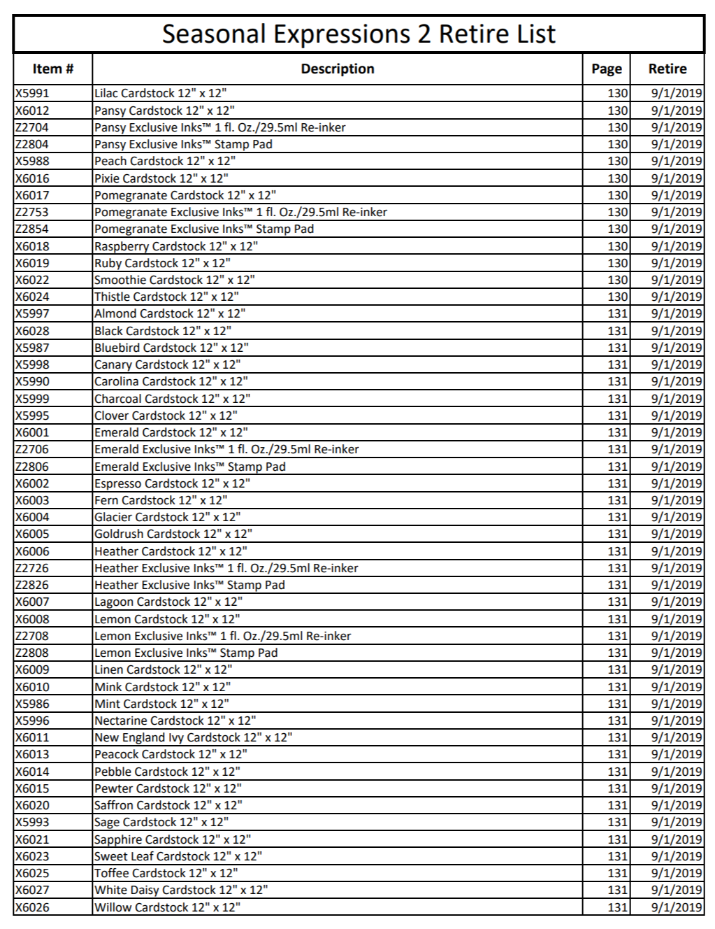 CTMH 2019 Seasonal Expressions 2 Retirement List Page 5