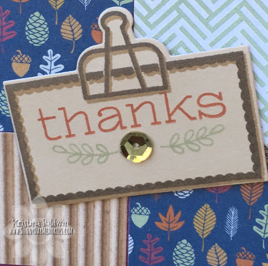 CTMH Giving Thanks Card Closeup