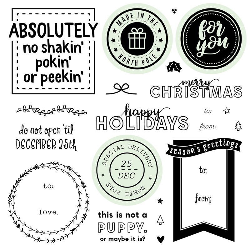 CTMH No Peekin' Stamp Set