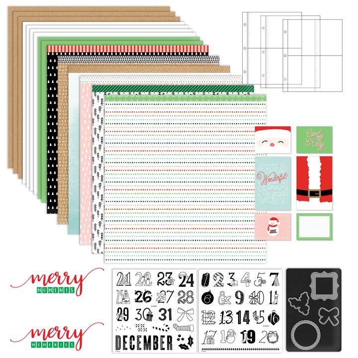 CTMH Days of December Kit with Stamps & Dies