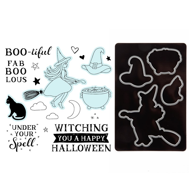 CTMH FaBOOlous Halloween Stamp Set + Dies