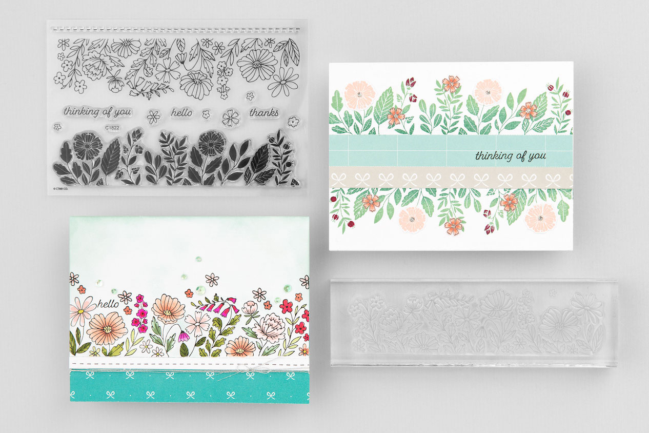 CTMH Floral Borders Cards