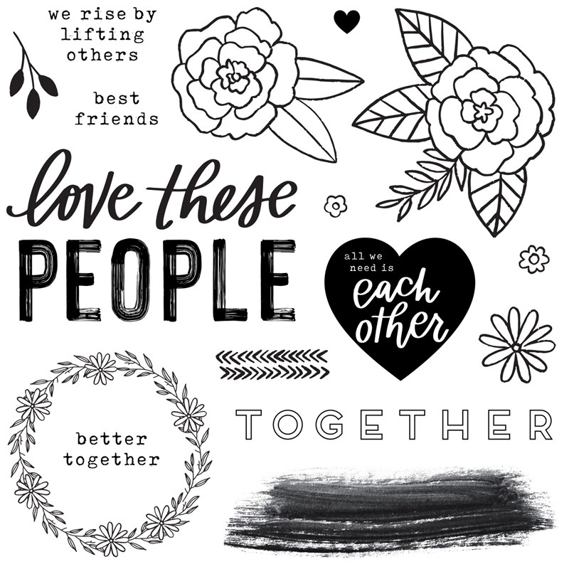 CTMH Love These People Stamp Set