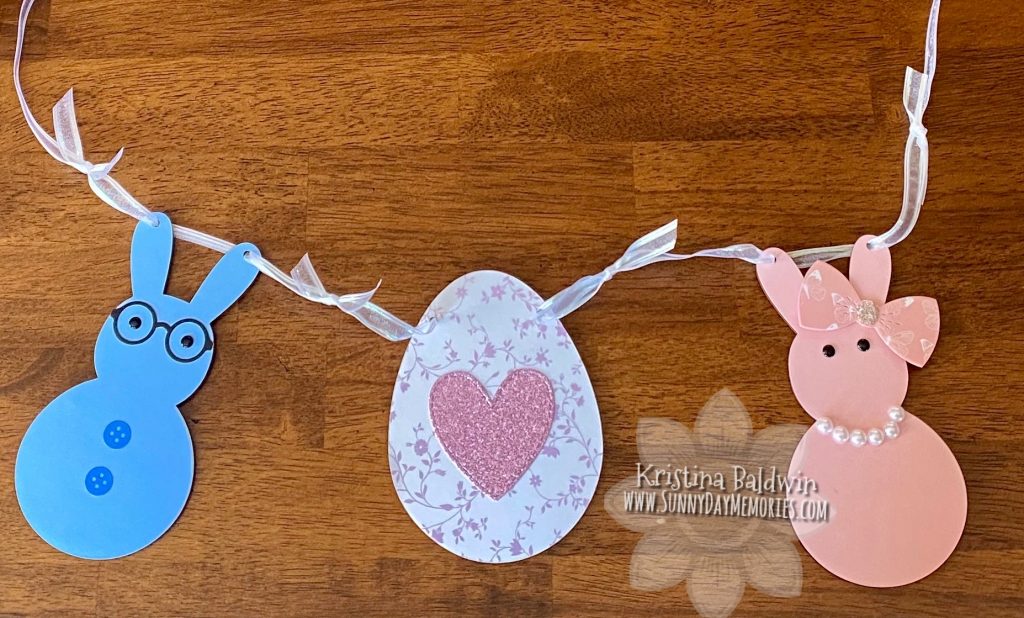 CTMJH Bunny & Easter Egg Wood Banner