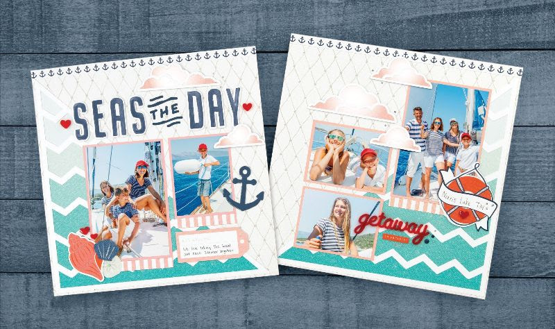 CTMH Seas the Day Scrapbooking Kit