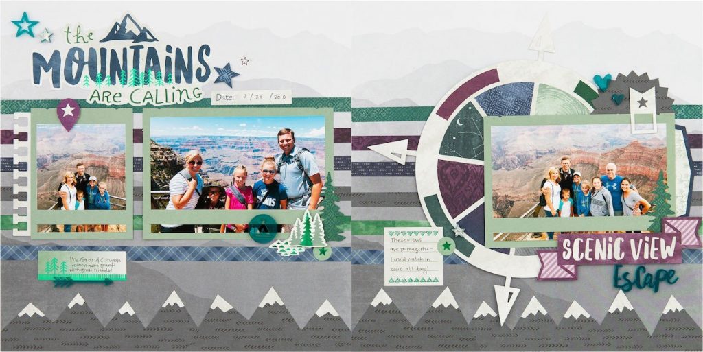 CTMH The Mountains are Calling Layout