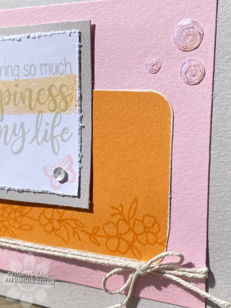 CTMH For My Beautiful Friend Card Closeup