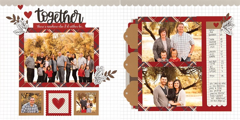 CTMH Craft with Heart November Scrapbooking Layout 2