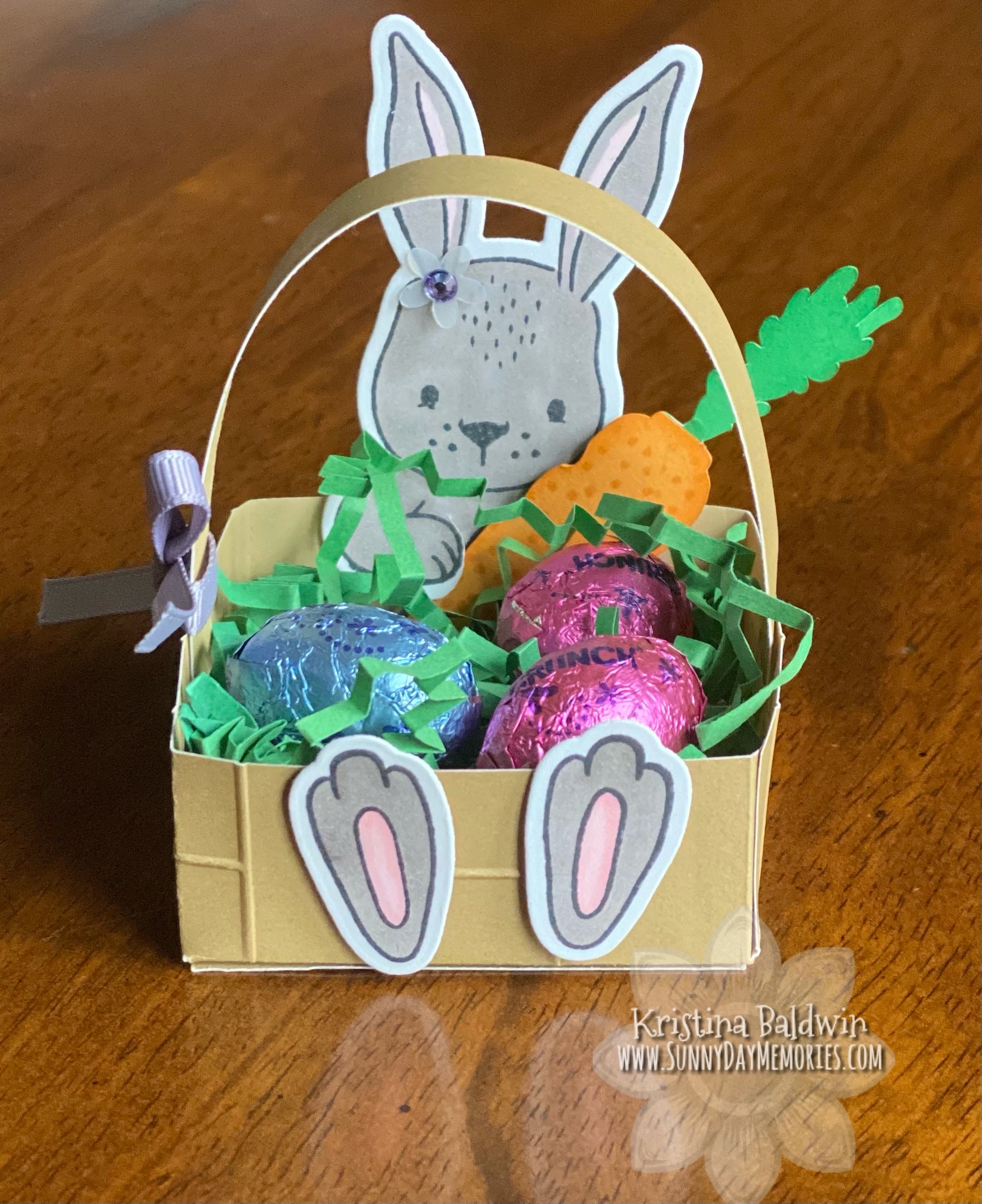 CTMH Daisy Meadows Cardmaking Easter Bunny Basket