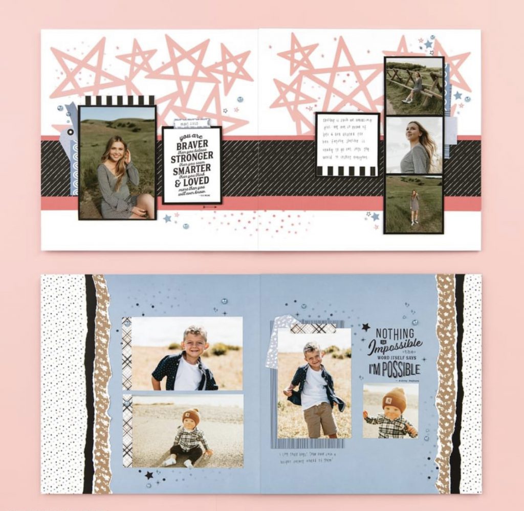 CTMH More Than You'll Ever Know Scrapbook Layouts