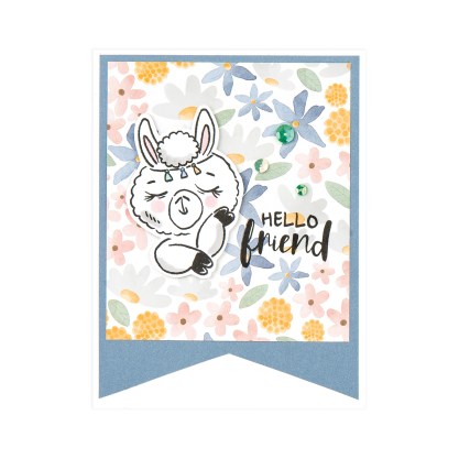 CTMH Hello Friend Llama Card