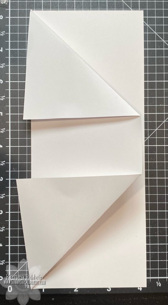 Step 2 DIY Fun Fold Slimline Card