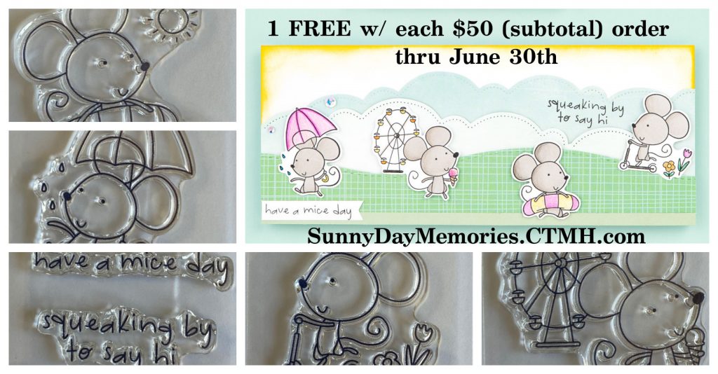 Freebie CTMH Mouse Stamp Set with purchase