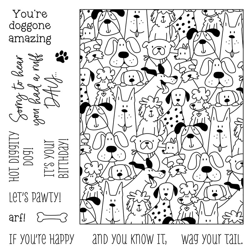 CTMH Let's Paw-ty Stamp Set