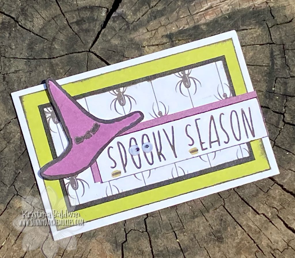 CTMH Boo Crew Spooky Season Mini Slimline Card