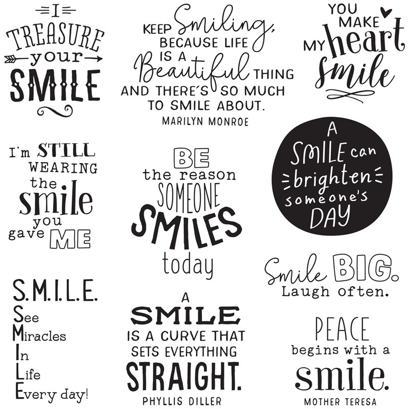 CTMH Smile Big Operation Smile Stamp Set