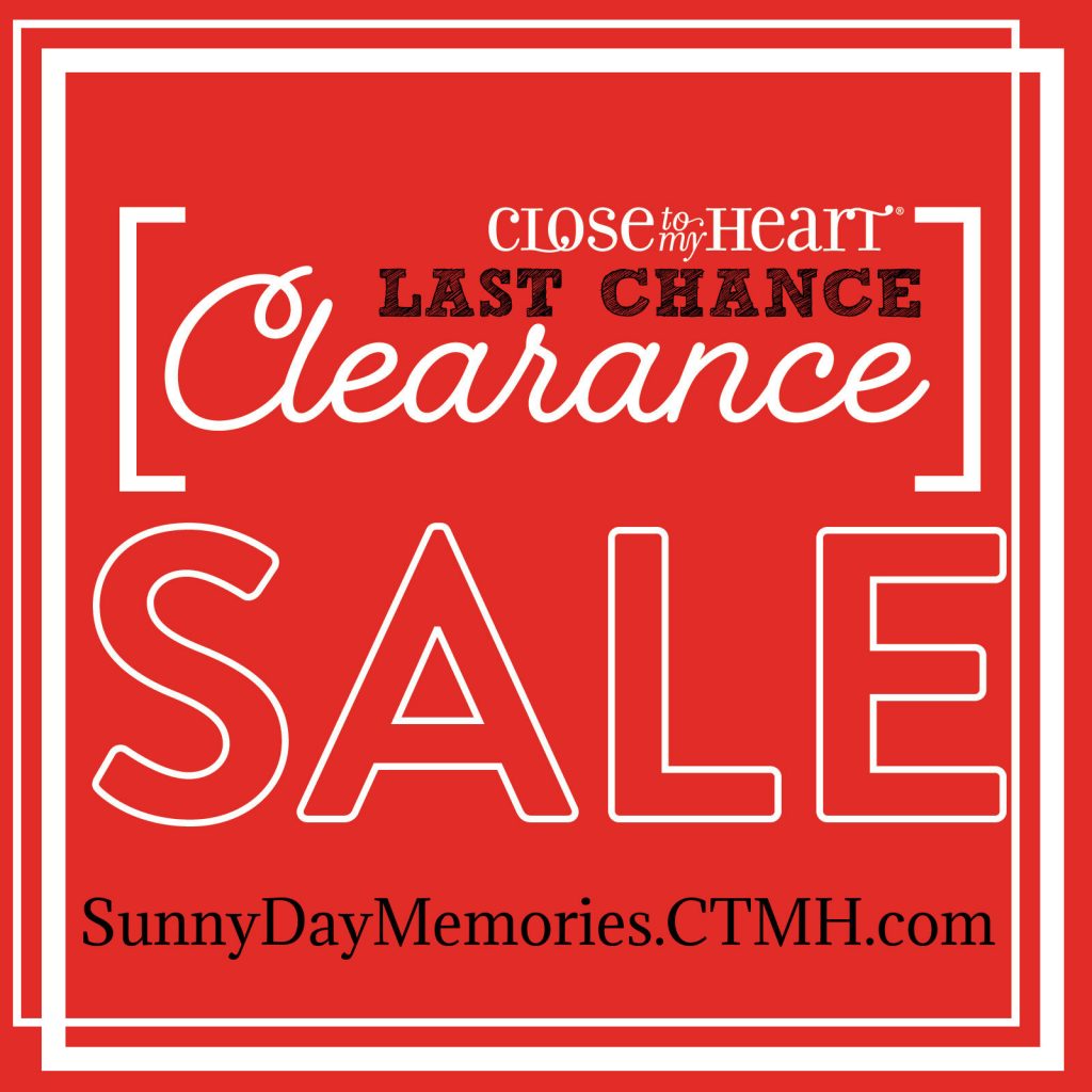Last Chance Clearance Sale - SunnyDay Memories