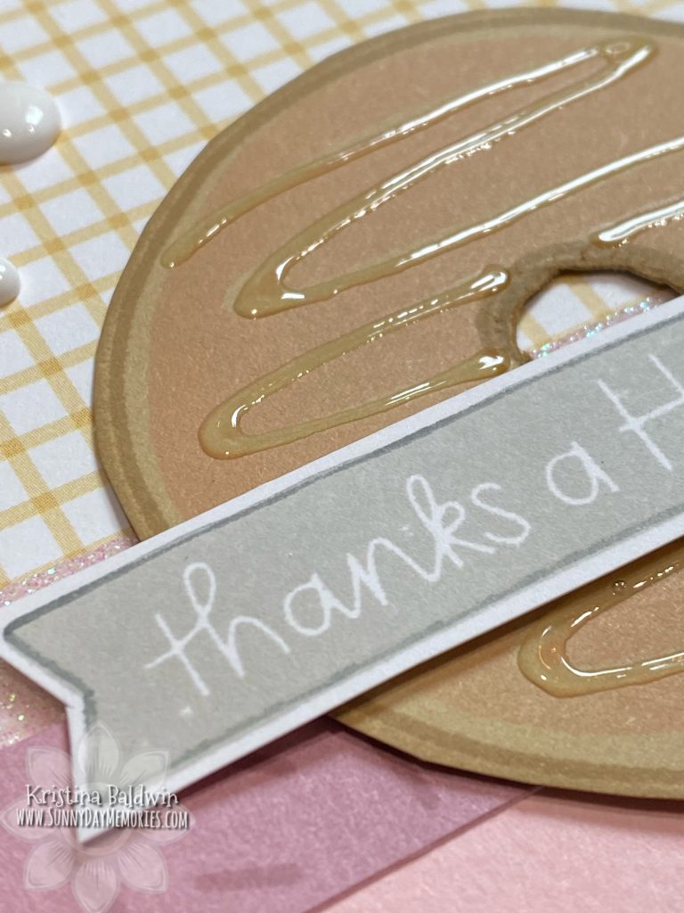 CTMH Thanks a Hole Lot Card Closeup