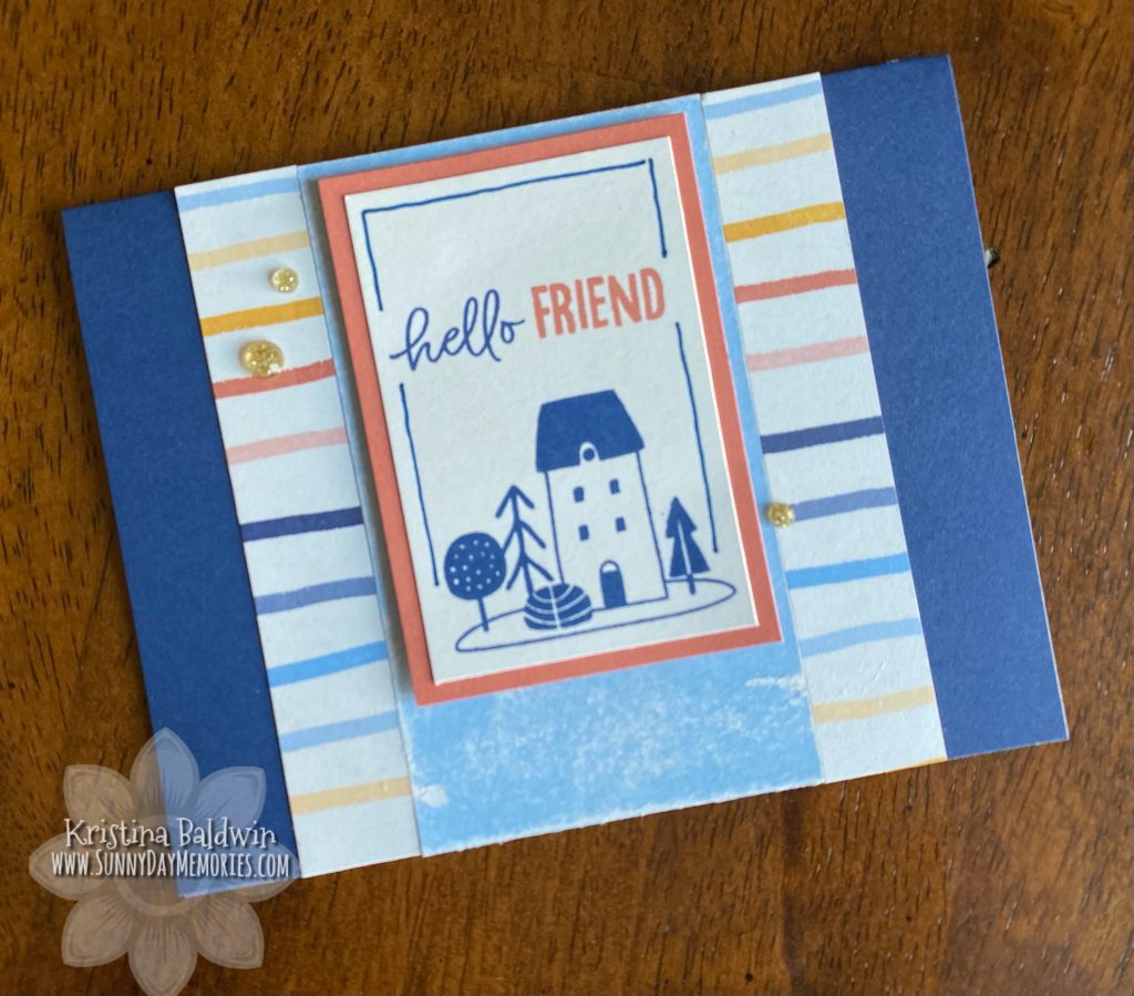 A Simple Hello Friend Card