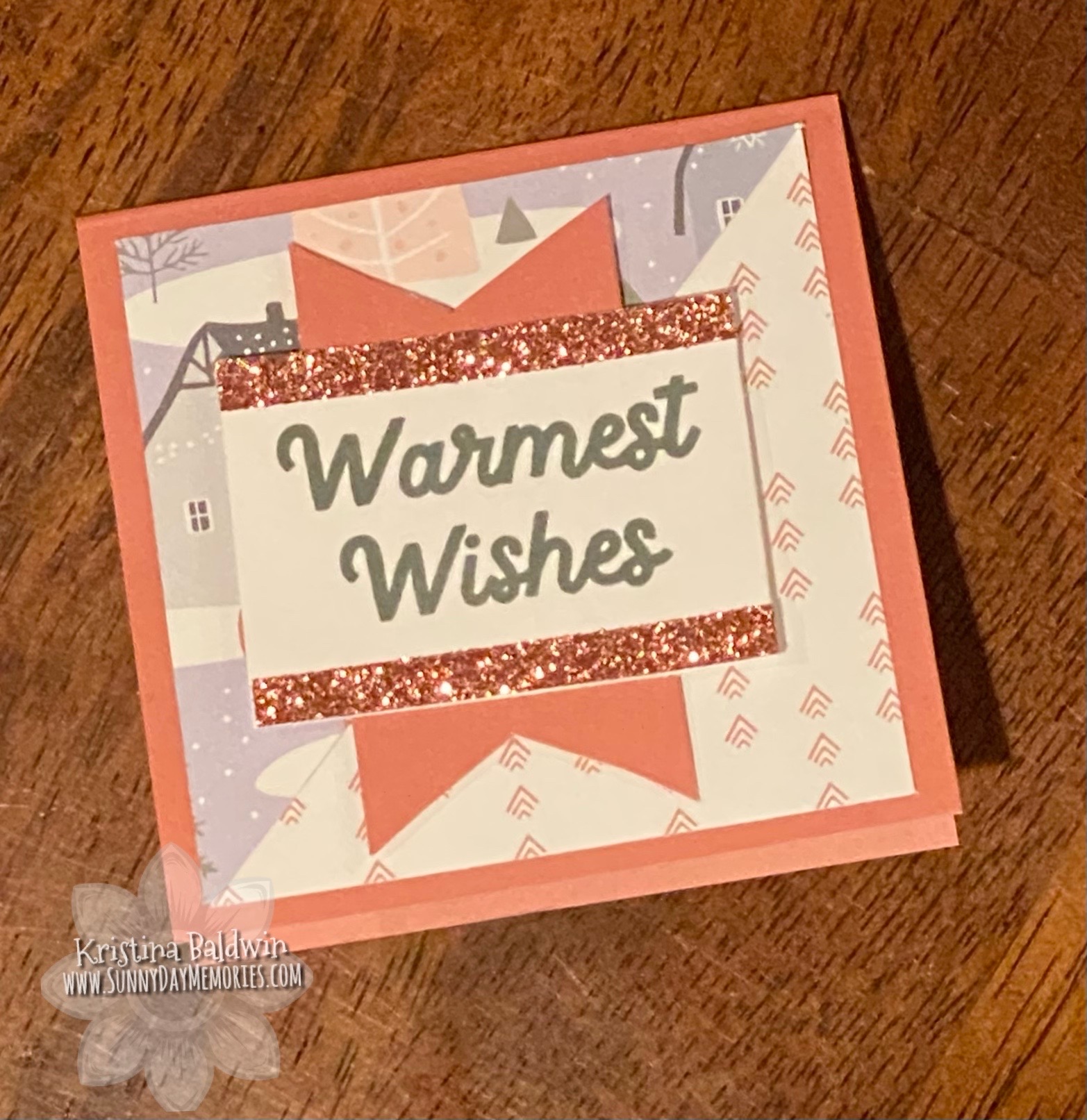 CTMH Warmest Wishes Mini Card