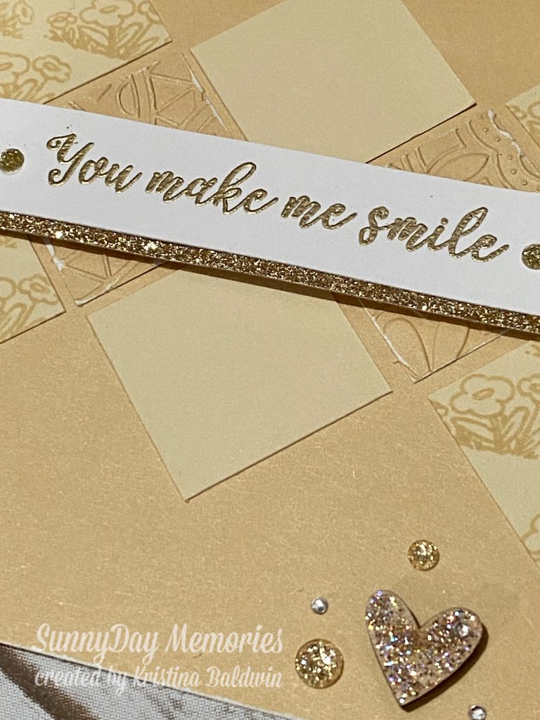 CTMH You Make Me Smile Card Closeup