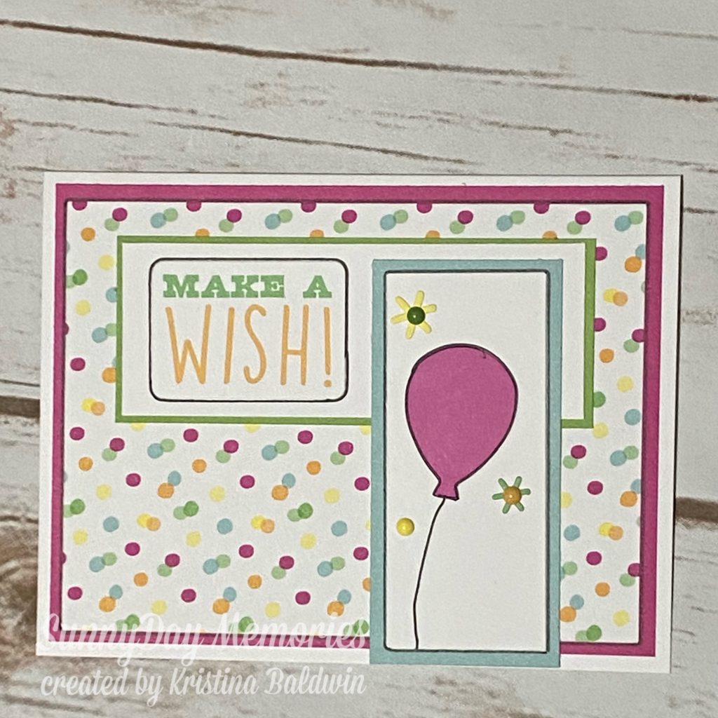 CTMH Make a Wish Birthday Card