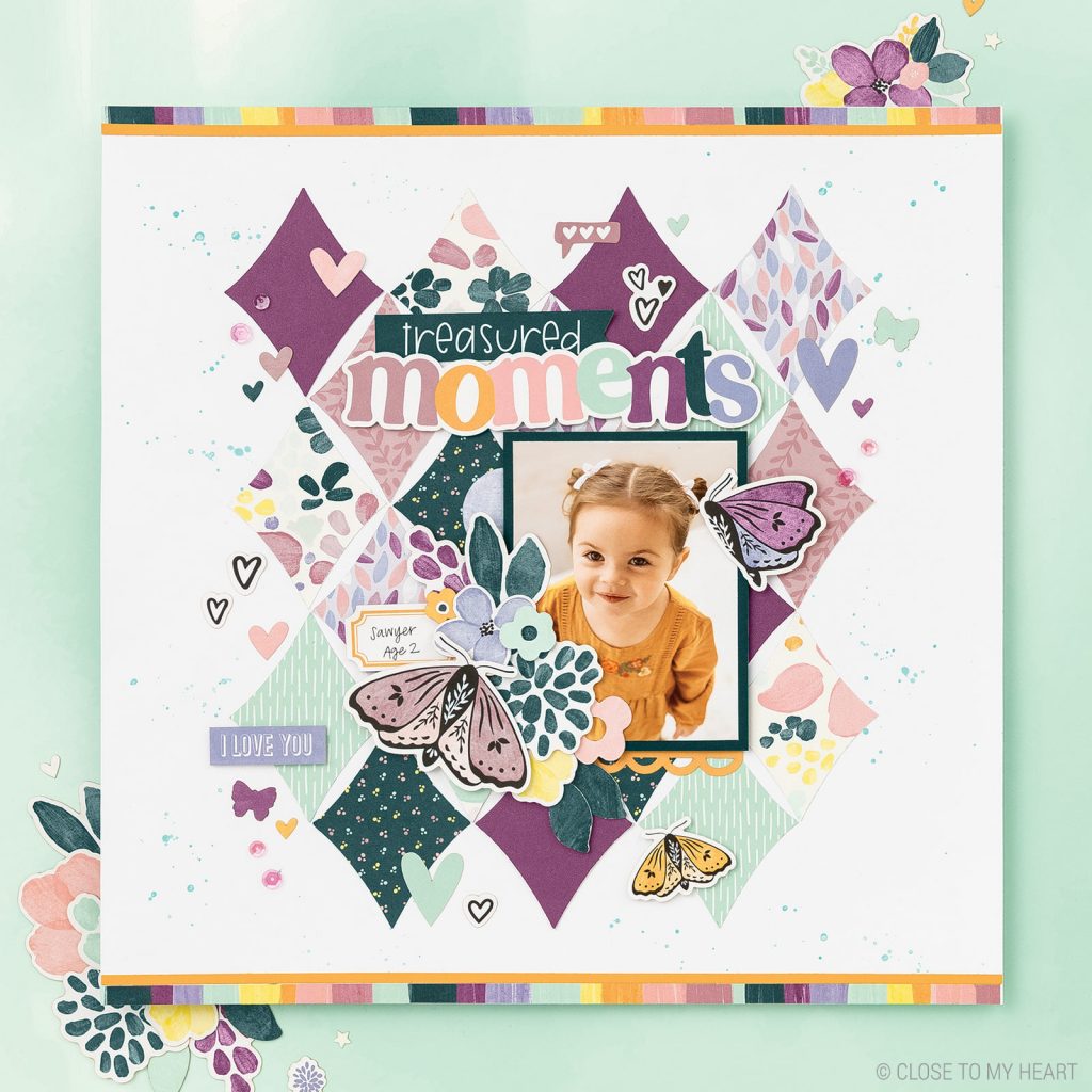 CTMH Sawyer Treasured Moments Layout