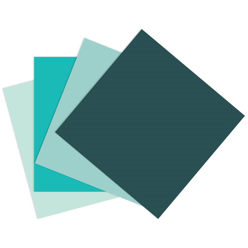 CTMH Cardstock Carnival Green-Blue Cardstock Bundle