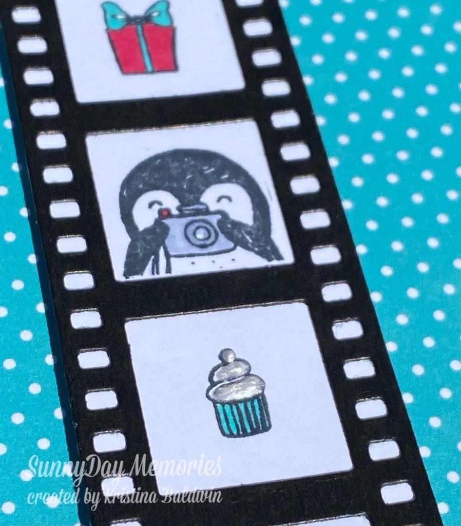 CTMH Little Penguins Party Time Card Closeup