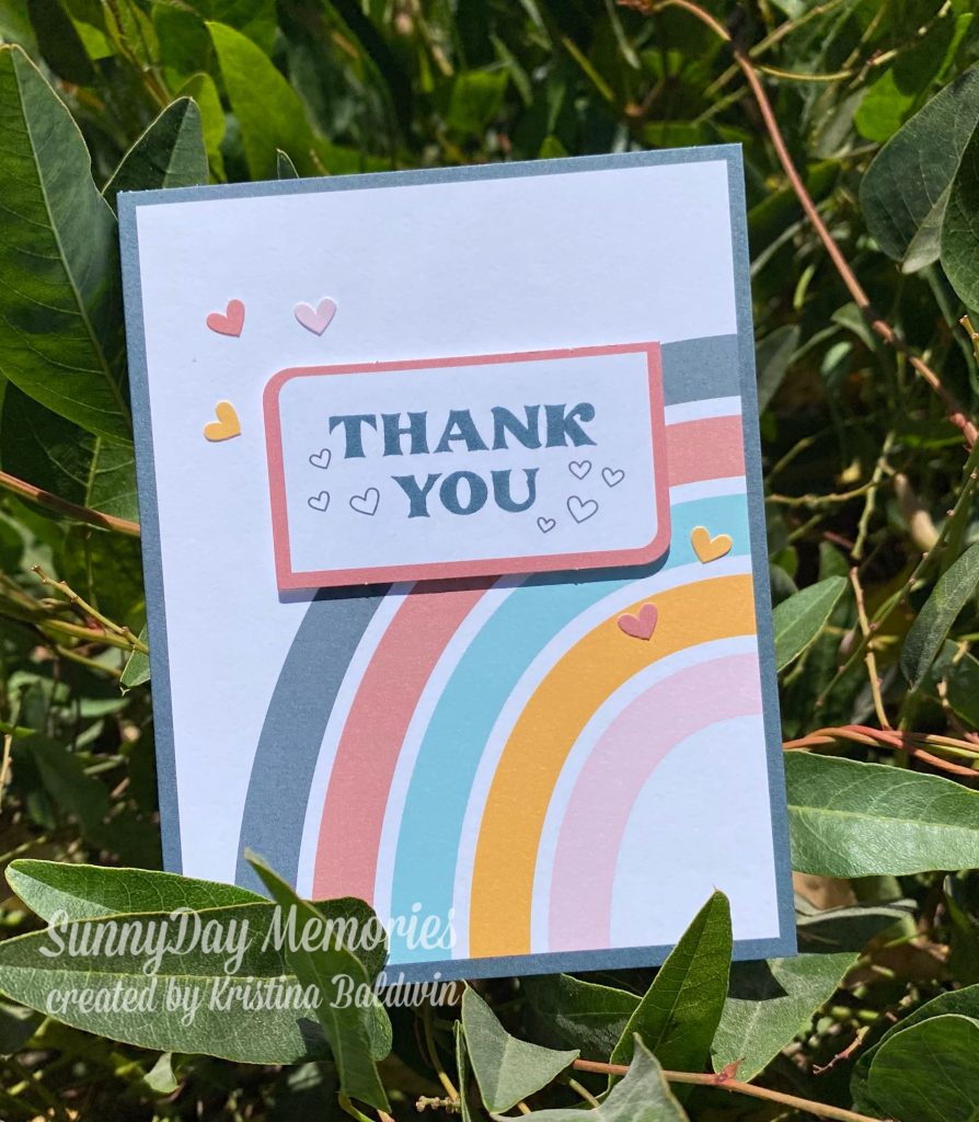 CTMH Craft with Heart Thank You Card