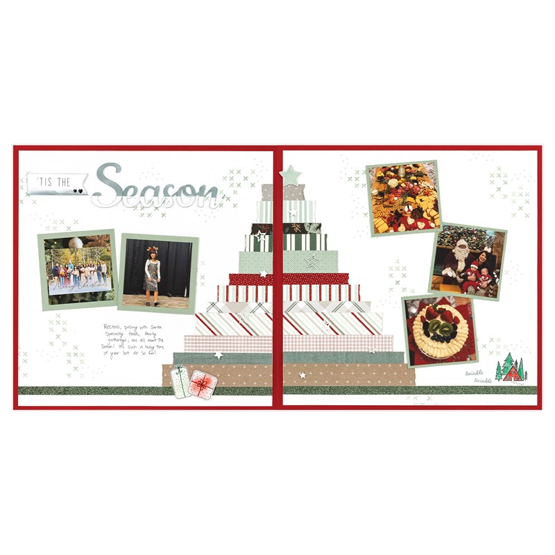 CTMH 'Tis the Season Album Retreat Layout