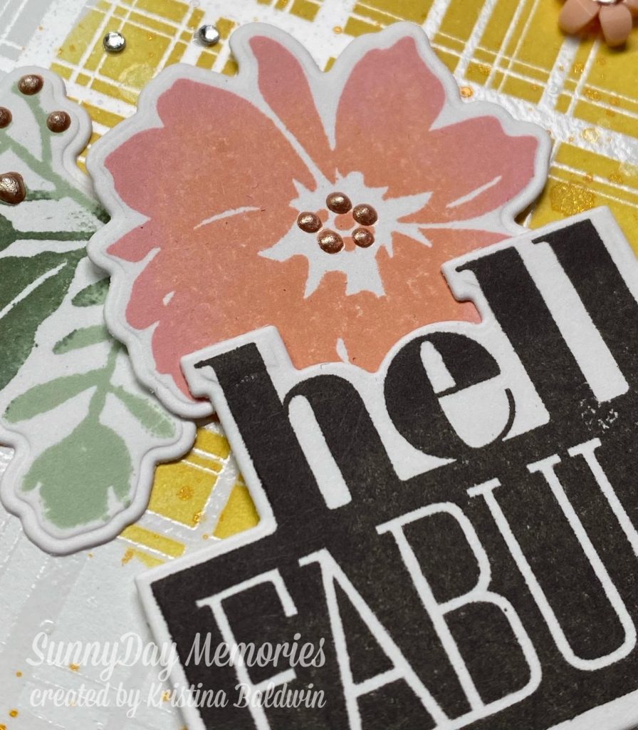 An Irresistible Hello Fabulous Card Closeup